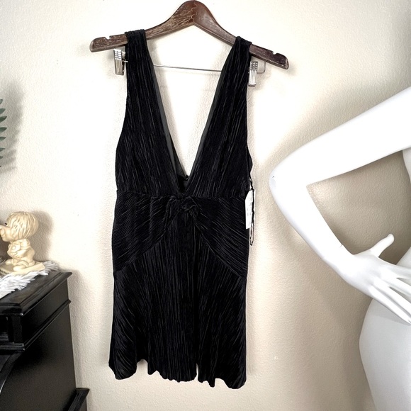 Free People Dresses & Skirts - New Year’s Black Free People NWT Cocktail Dinner Sexy Dress Size 8